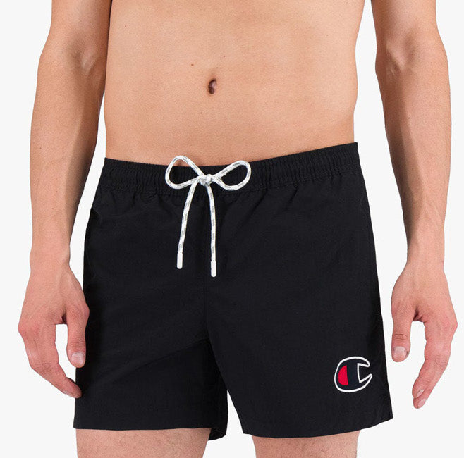 Satin C Logo badeshorts