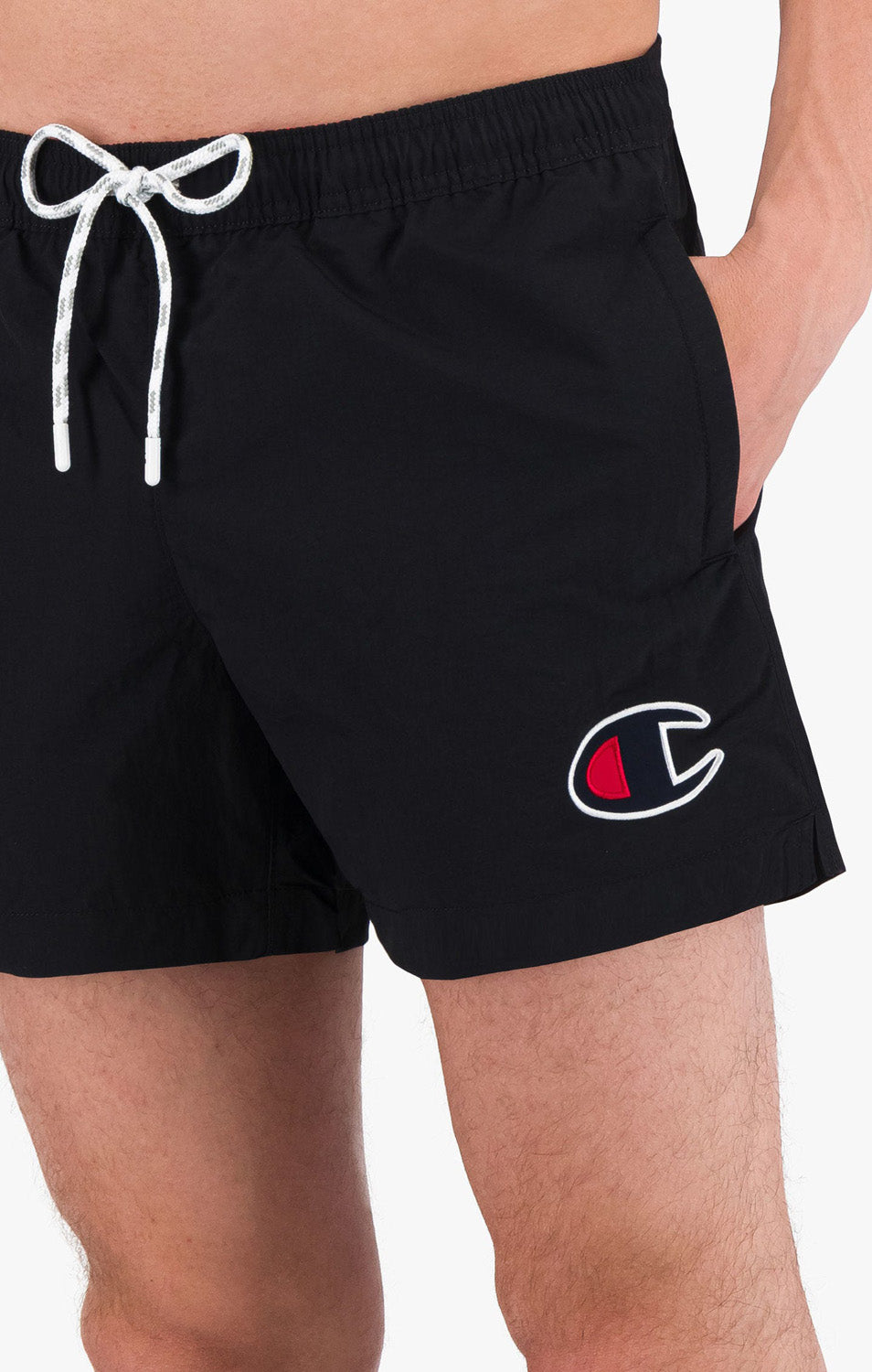 Satin C Logo badeshorts