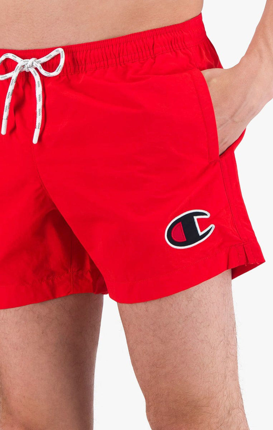 Satin C Logo badeshorts