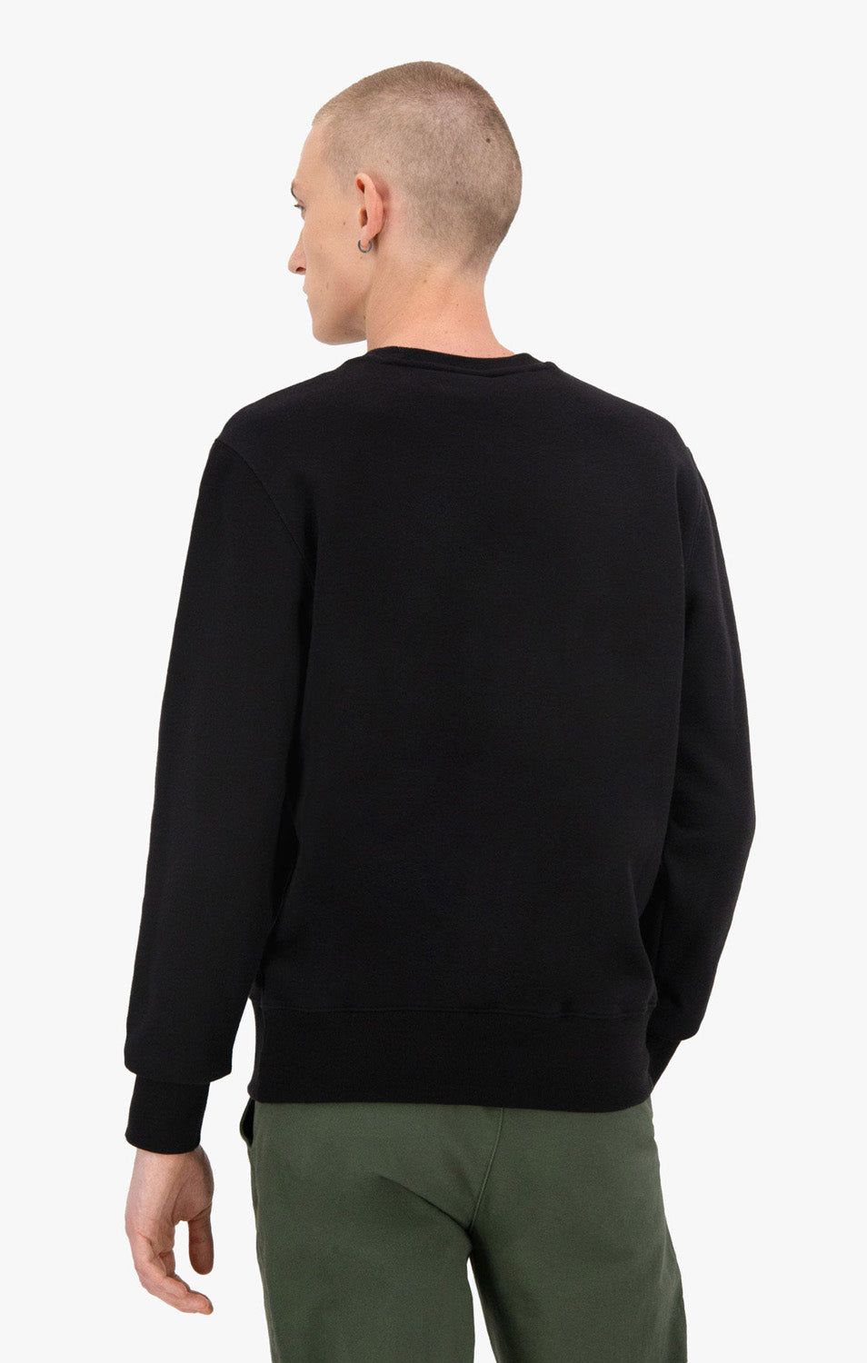 Organic Cotton Blend Small Script Logo sweatshirt