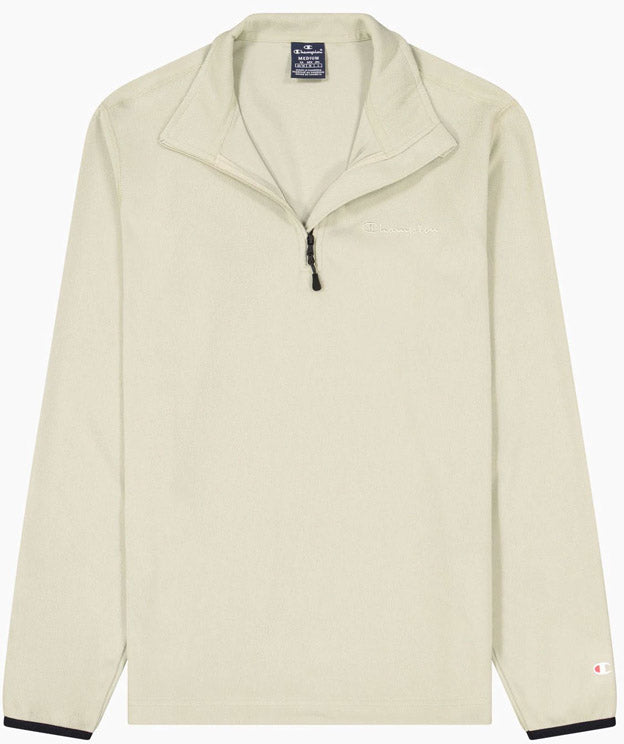 Half Zip-Up Script Logo Fleece sweatshirt