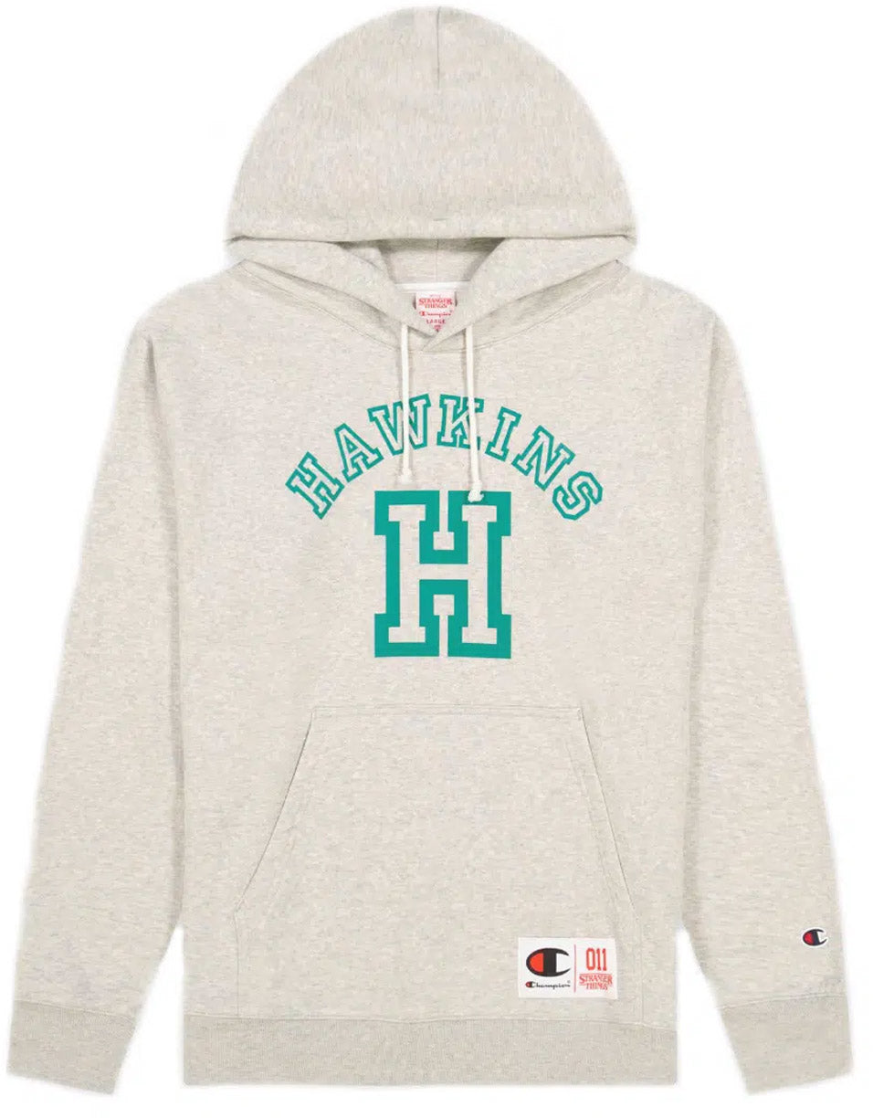 Champion X Stranger Things Hawkins hættetrøje