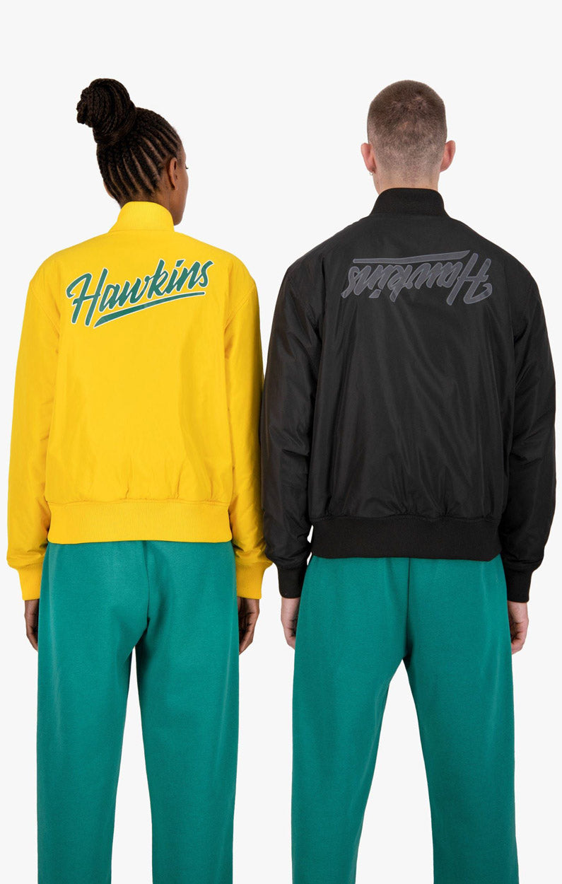 Champion X Stranger Things Hawkins Reversible Bomberjakke