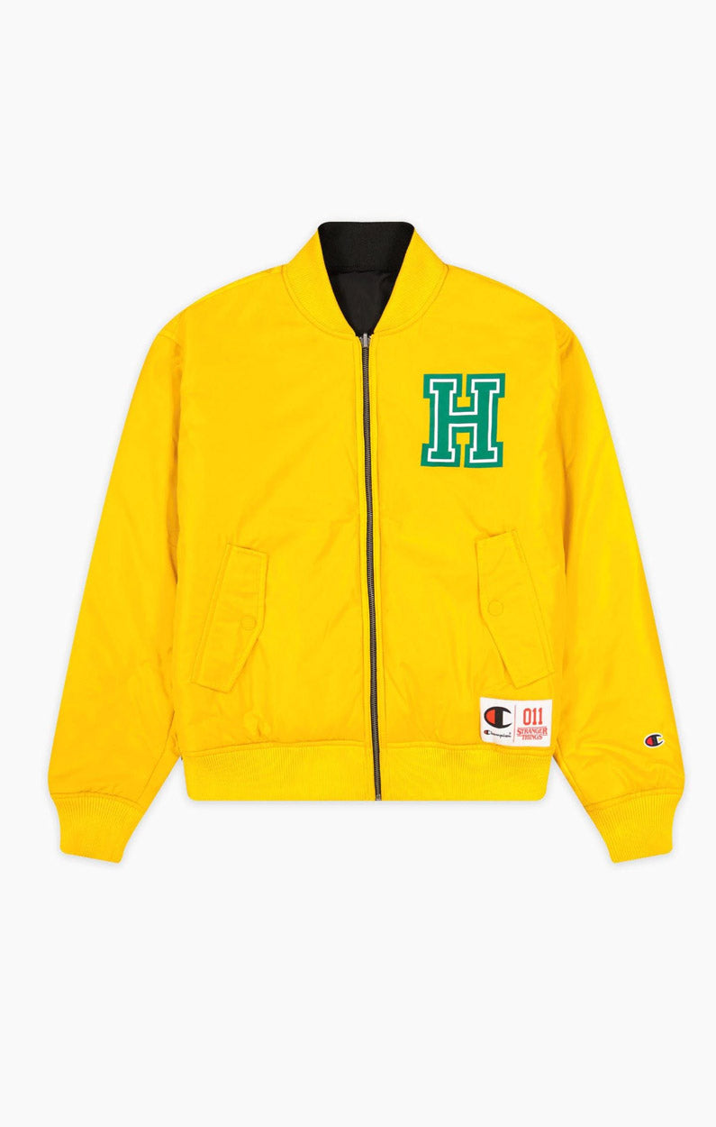 Champion X Stranger Things Hawkins Reversible Bomberjakke