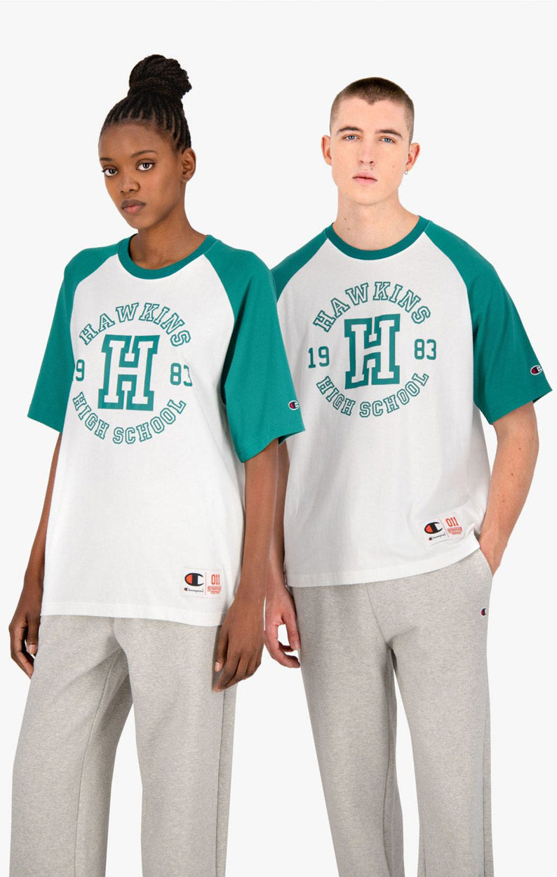 Champion X Stranger Things Hawkins Raglan T-shirt