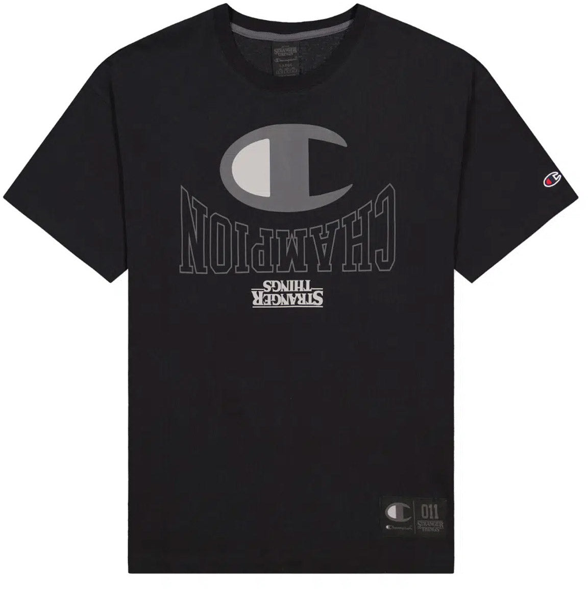 Champion X Stranger Things Logo T-shirt