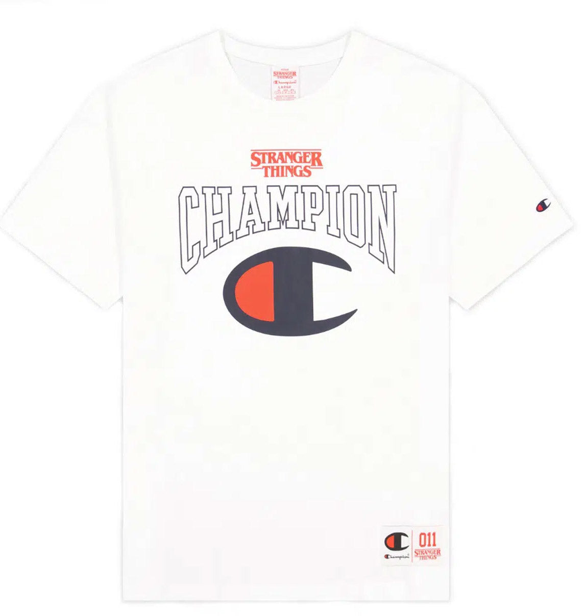 Champion X Stranger Things Logo T-shirt