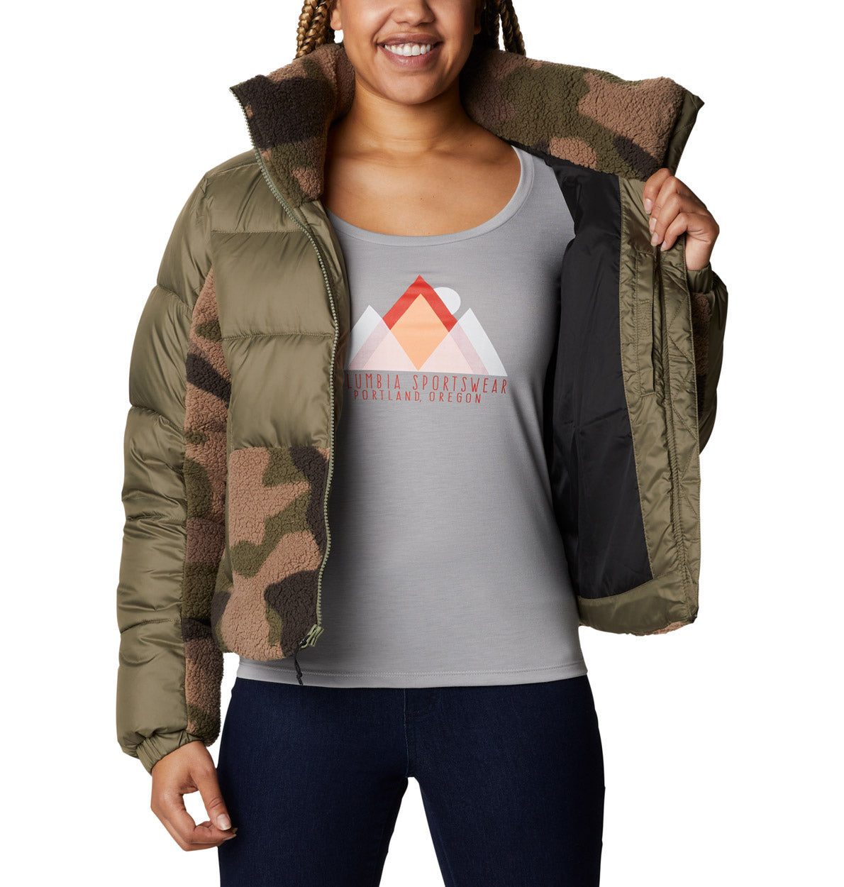 Leadbetter Point Sherpa hybridjakke