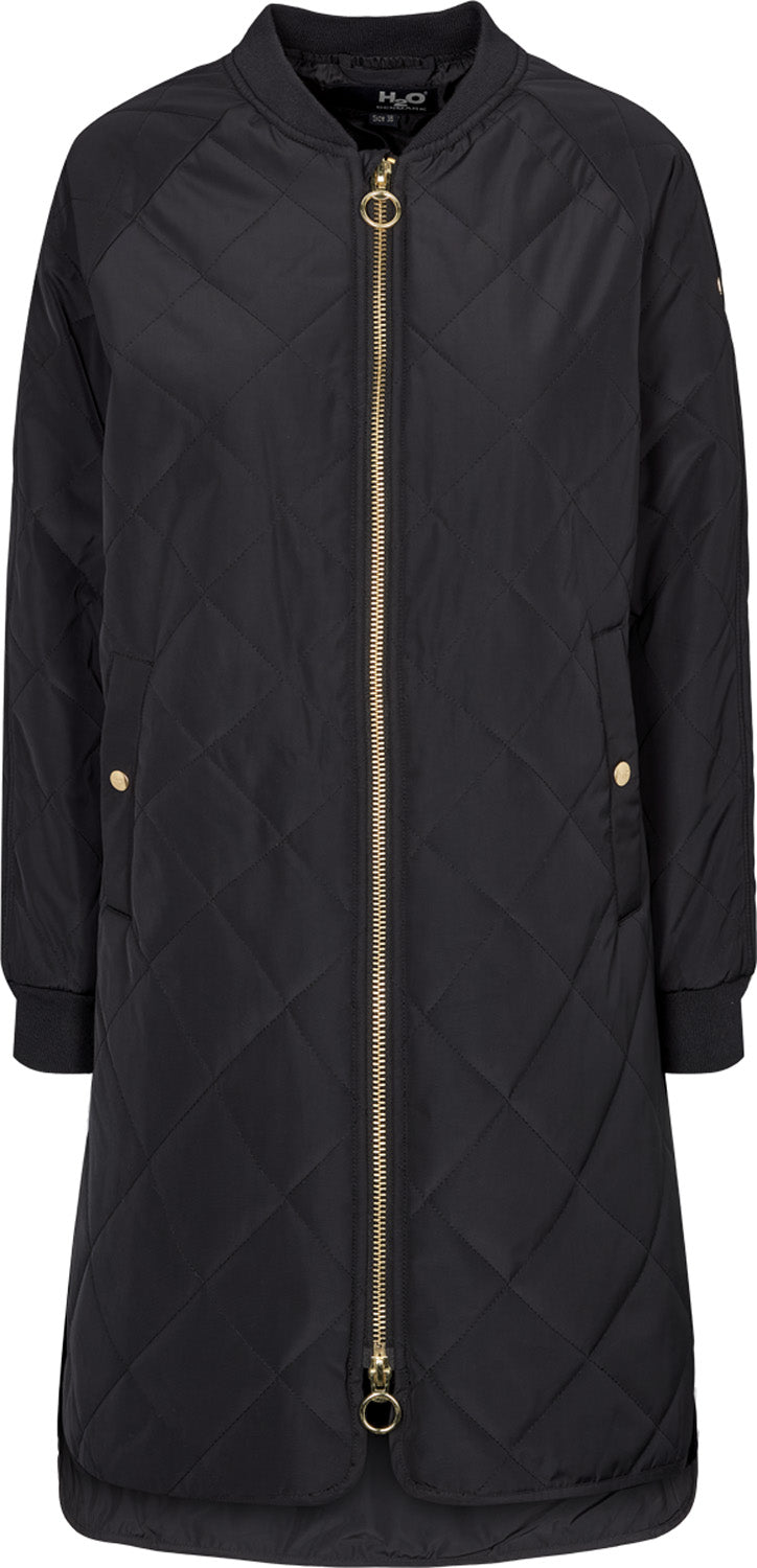 Rubina Quilted lang overgangsjakke