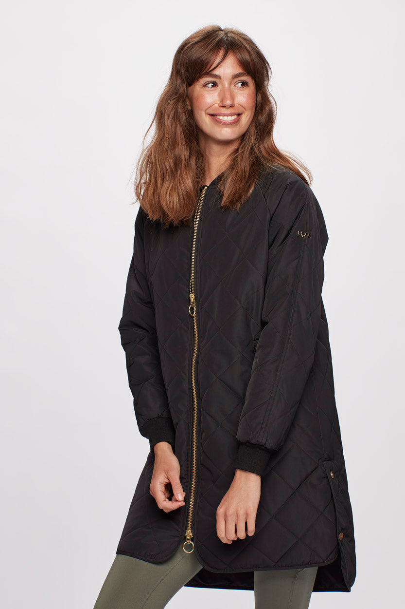 Rubina Quilted lang overgangsjakke