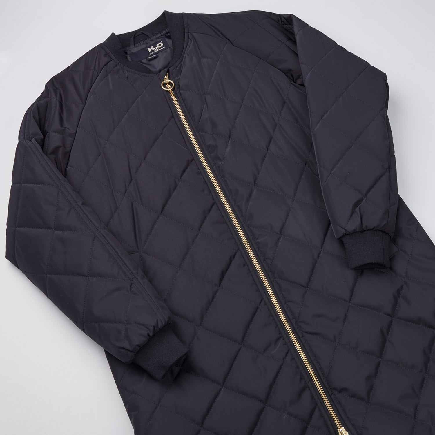 Rubina Quilted lang overgangsjakke