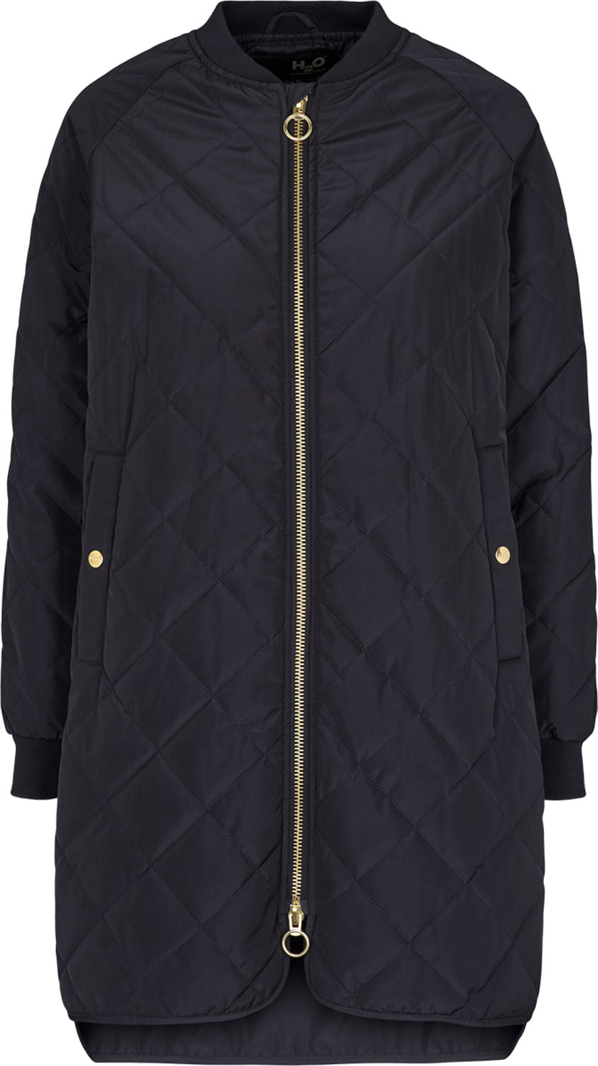 Rubina Quilted lang overgangsjakke