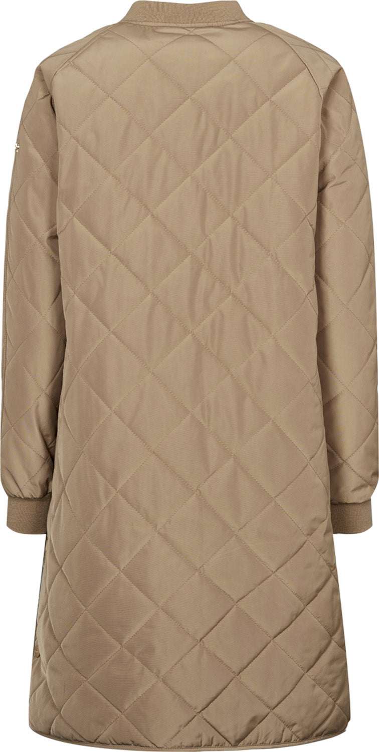Rubina Quilted lang overgangsjakke