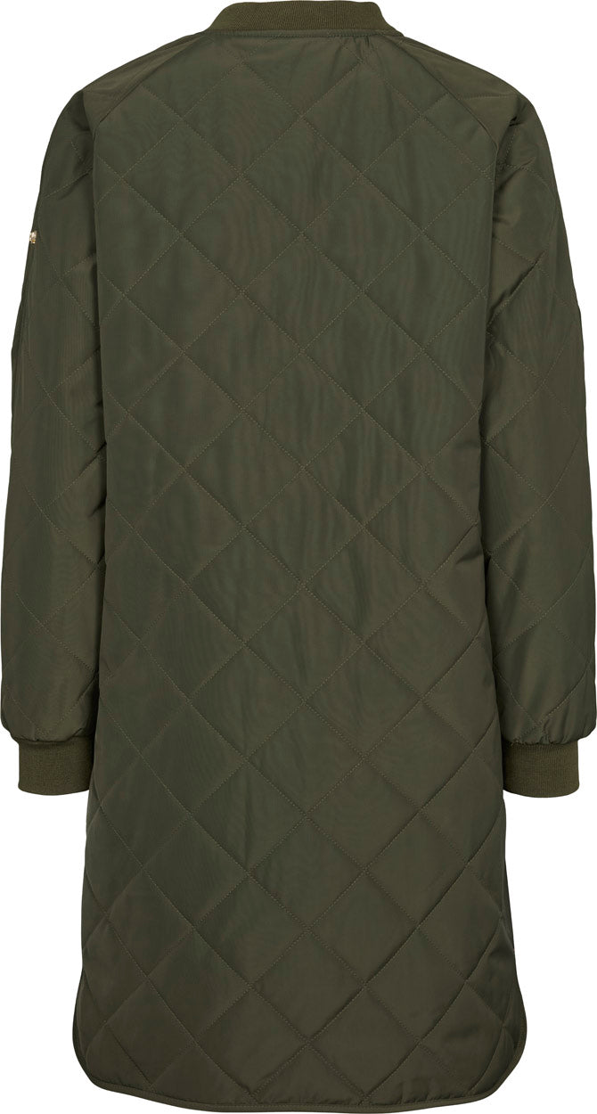 Rubina Quilted lang overgangsjakke