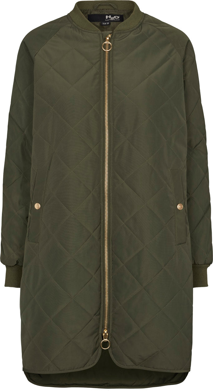 Rubina Quilted lang overgangsjakke