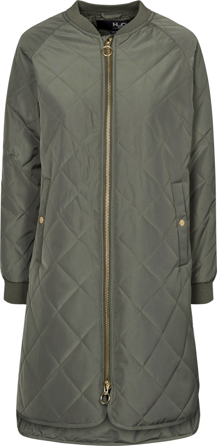 Rubina Quilted lang overgangsjakke
