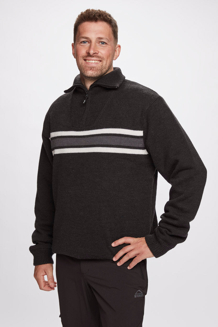 Icon Stripe Wind Knit striktrøje