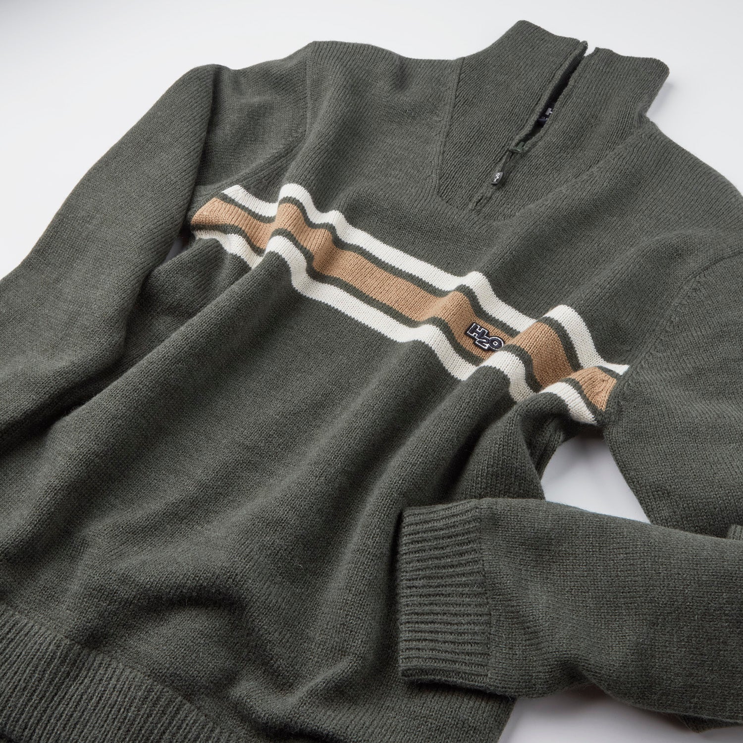 Icon Stripe Wind Knit striktrøje