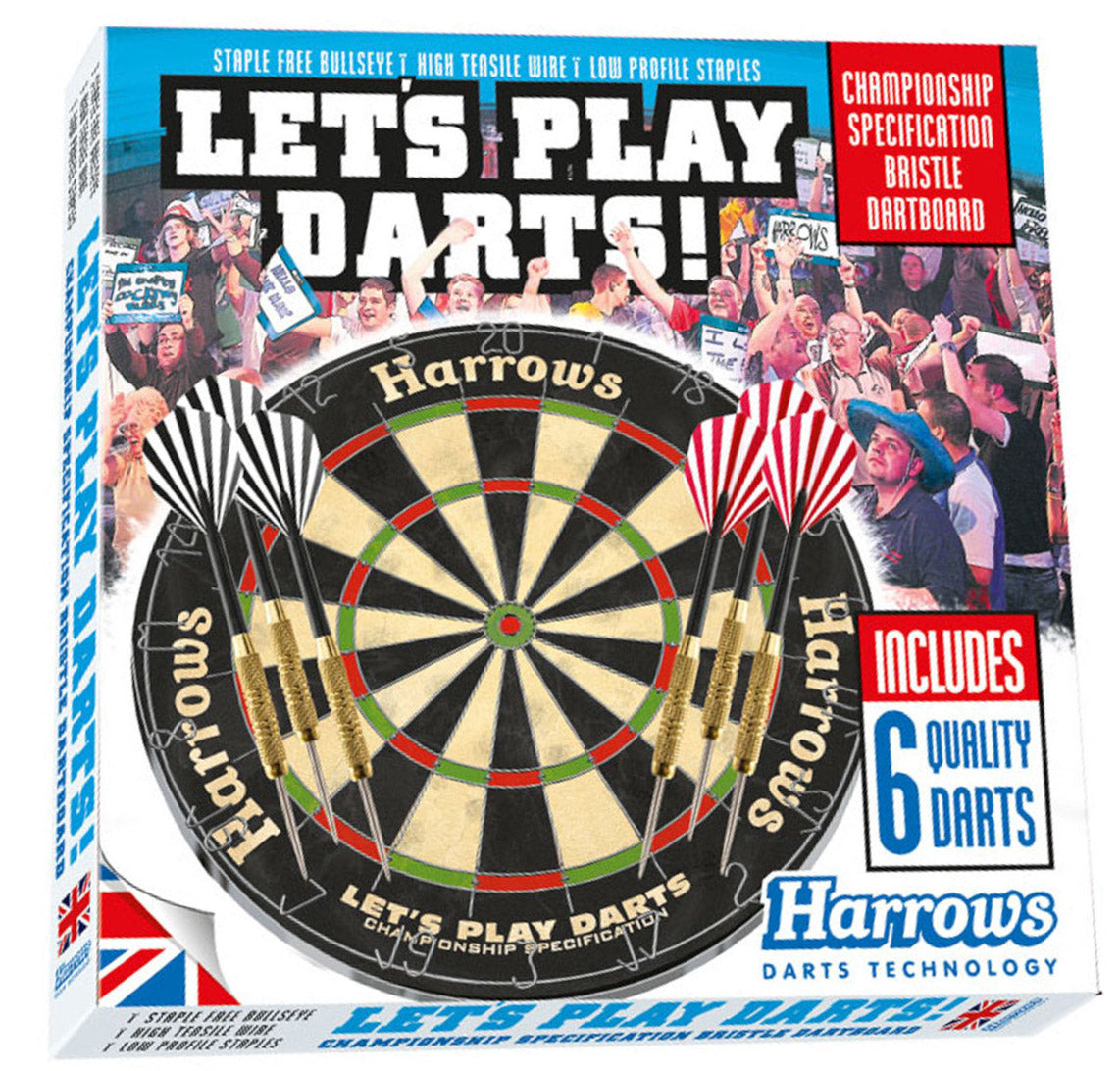 Lets Play dart sæt, skive & pile