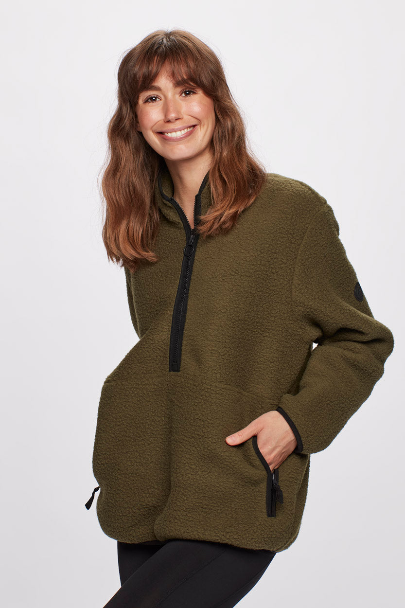 Hasvik Pile fleece anorak