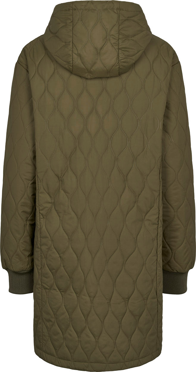 Line Hood Quilt jakke