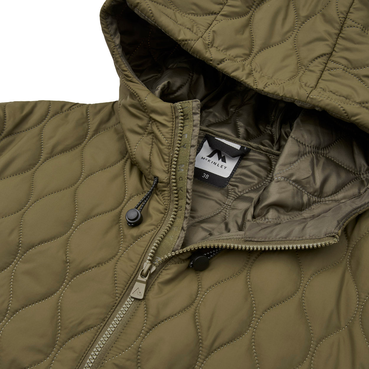 Line Hood Quilt jakke