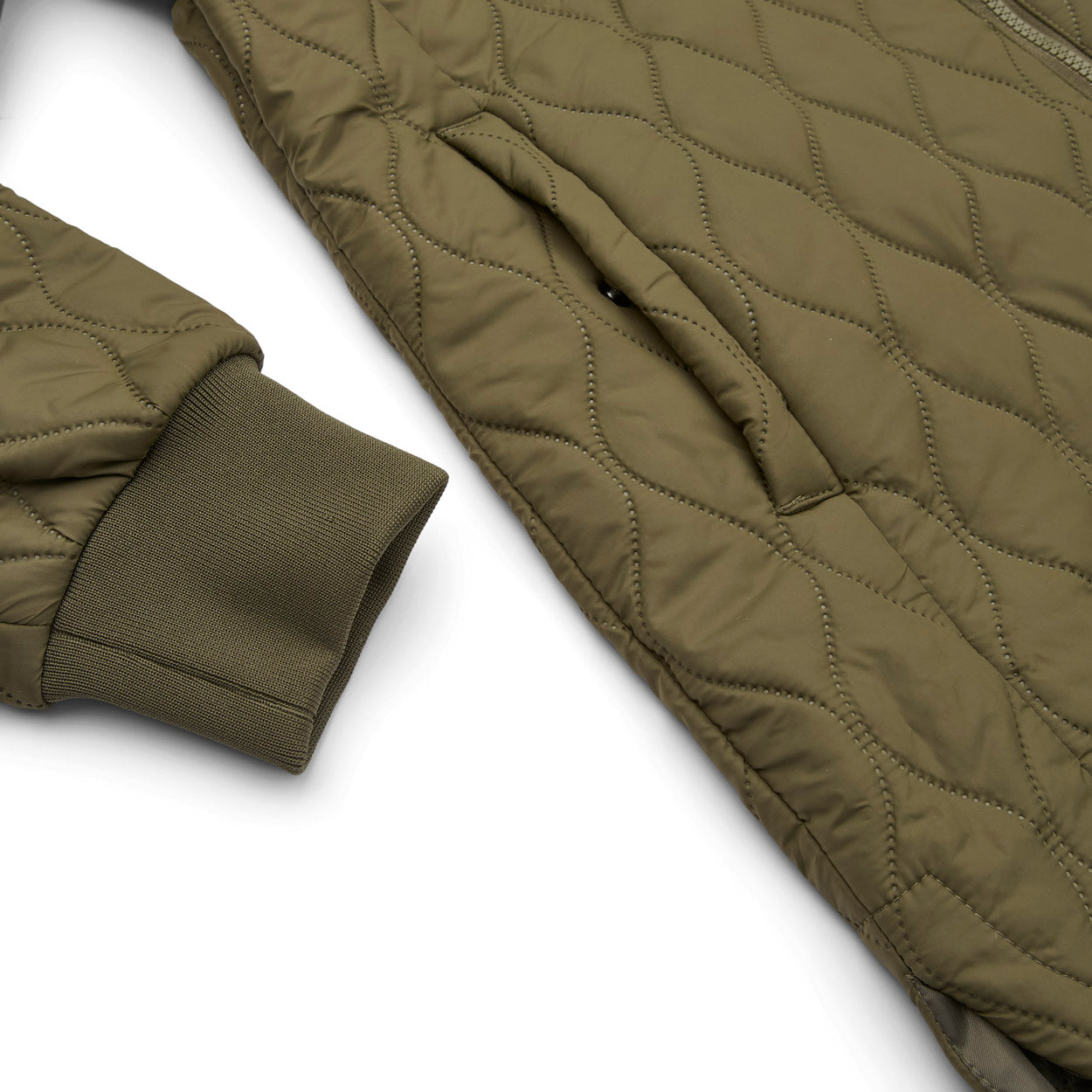 Line Hood Quilt jakke