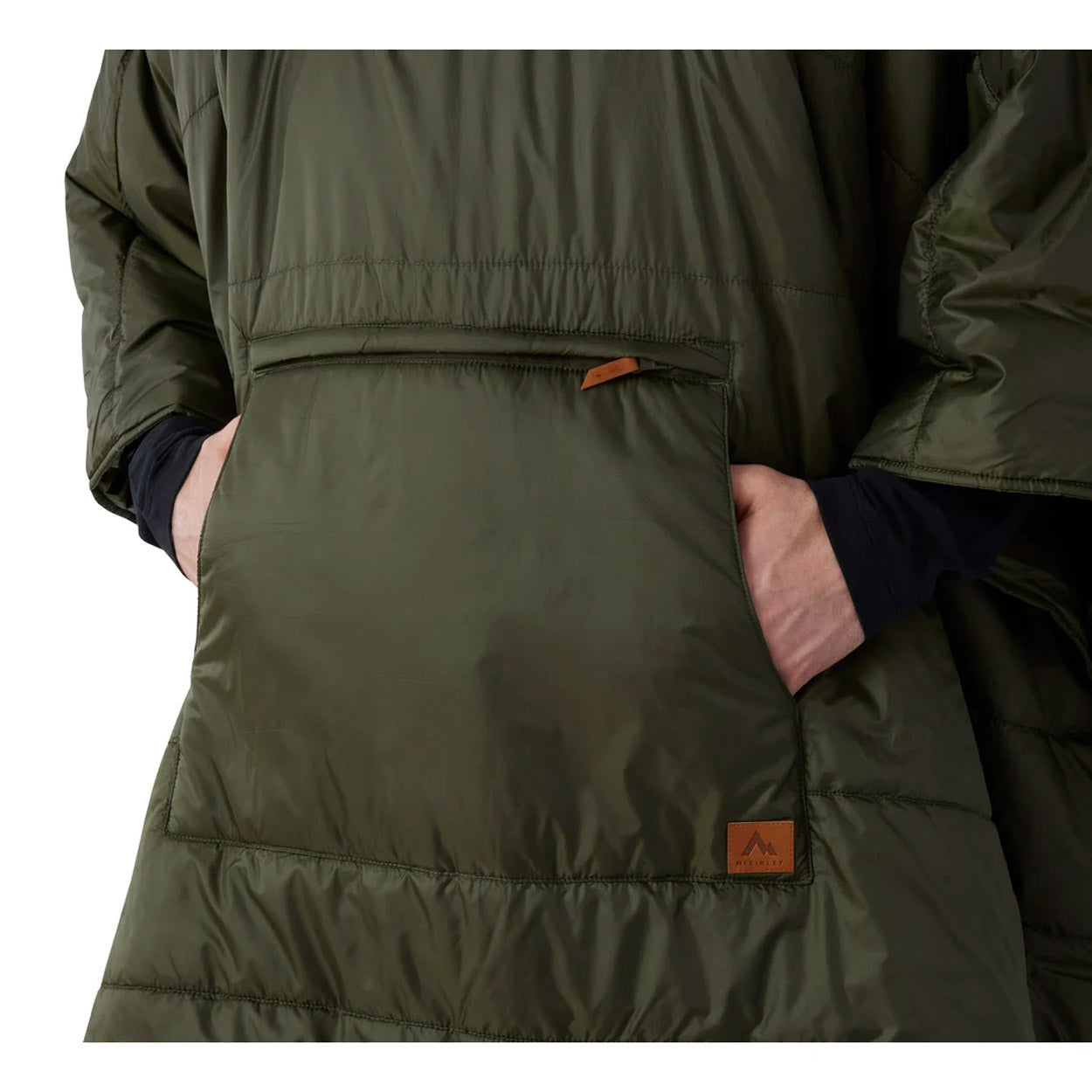 Packable Blanco Poncho