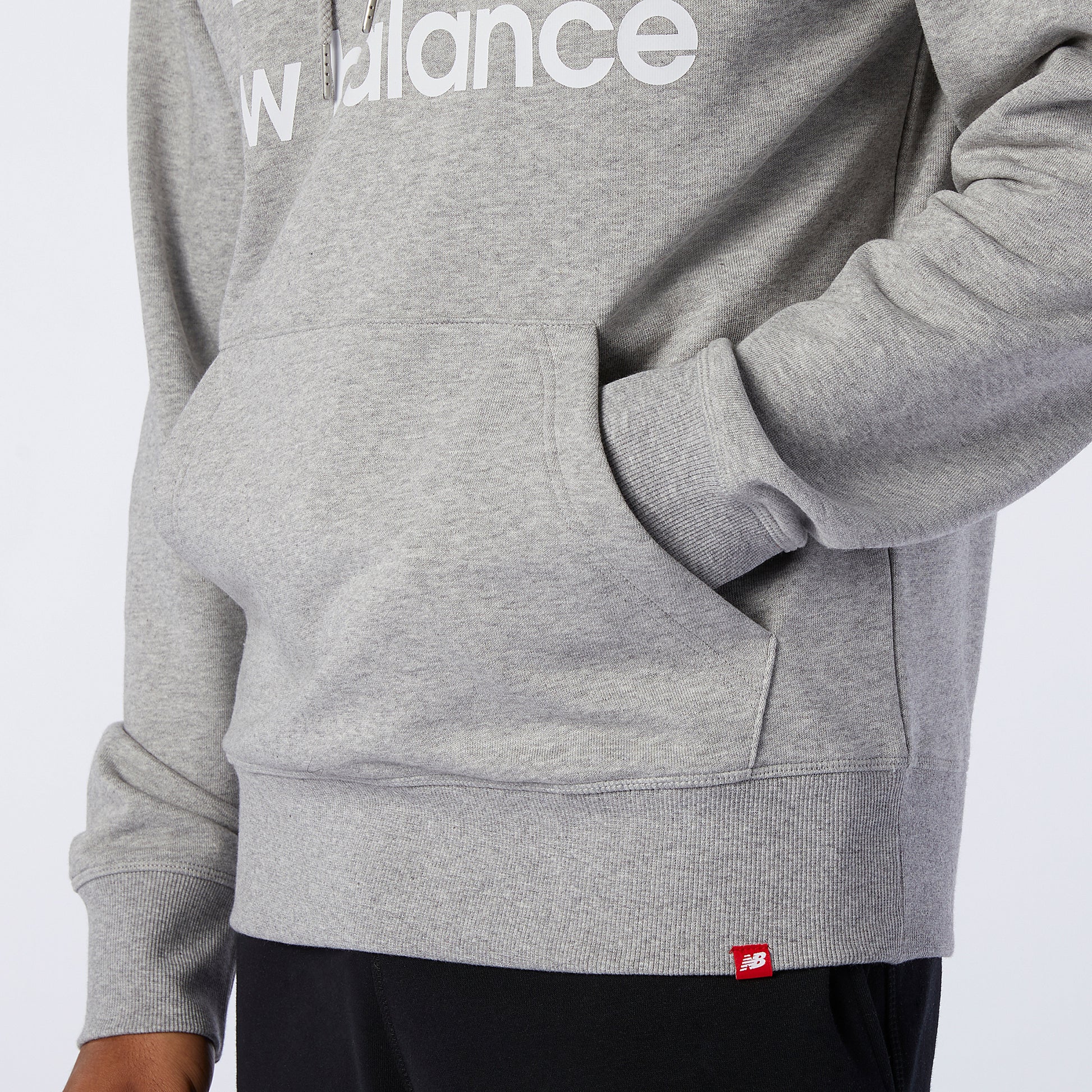 Essentials Stacked Logo hættetrøje