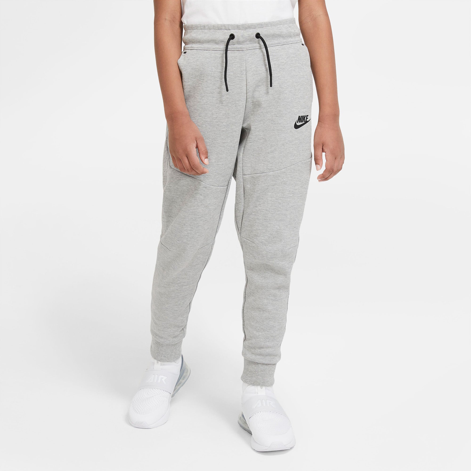 grey nike fleece tech