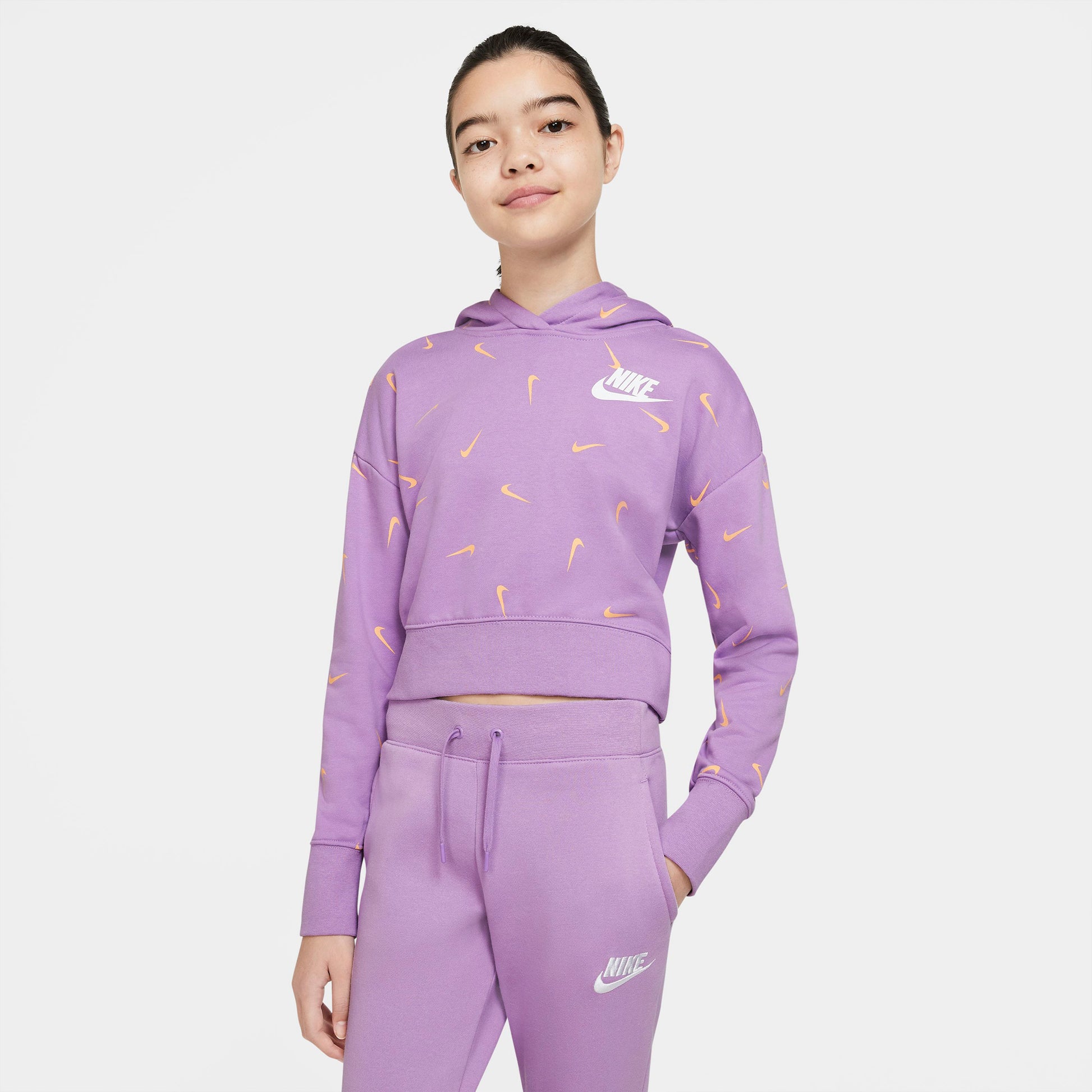 Sportswear Cropped French Terry Hættetrøje