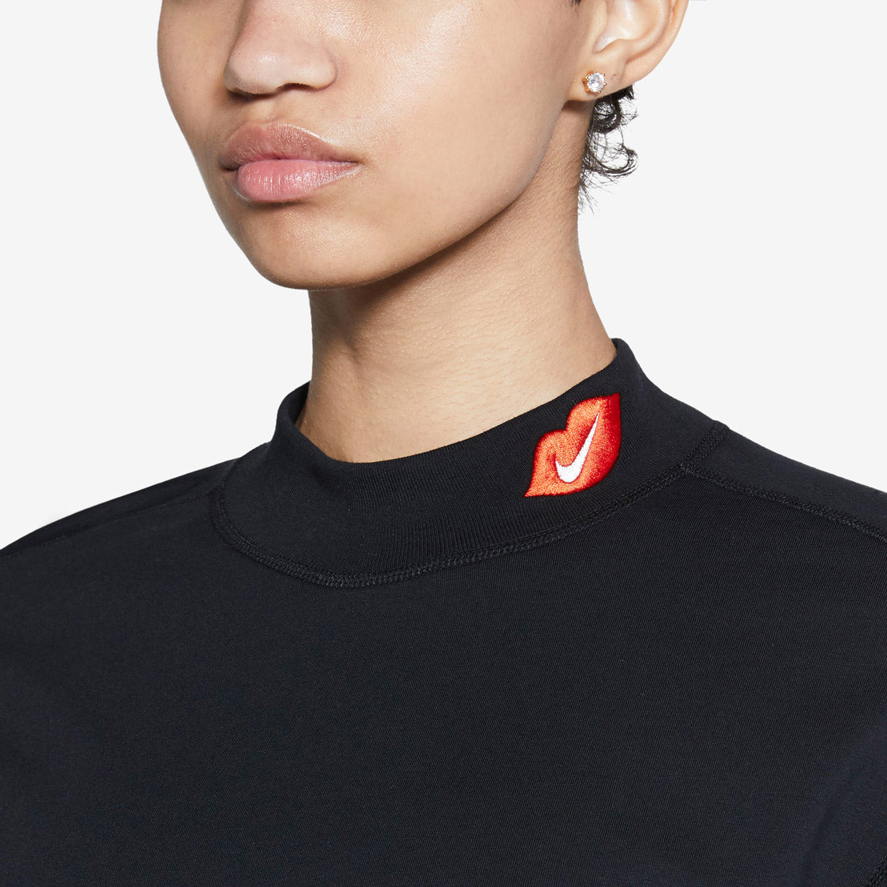 Sportswear Mock langærmet T-shirt