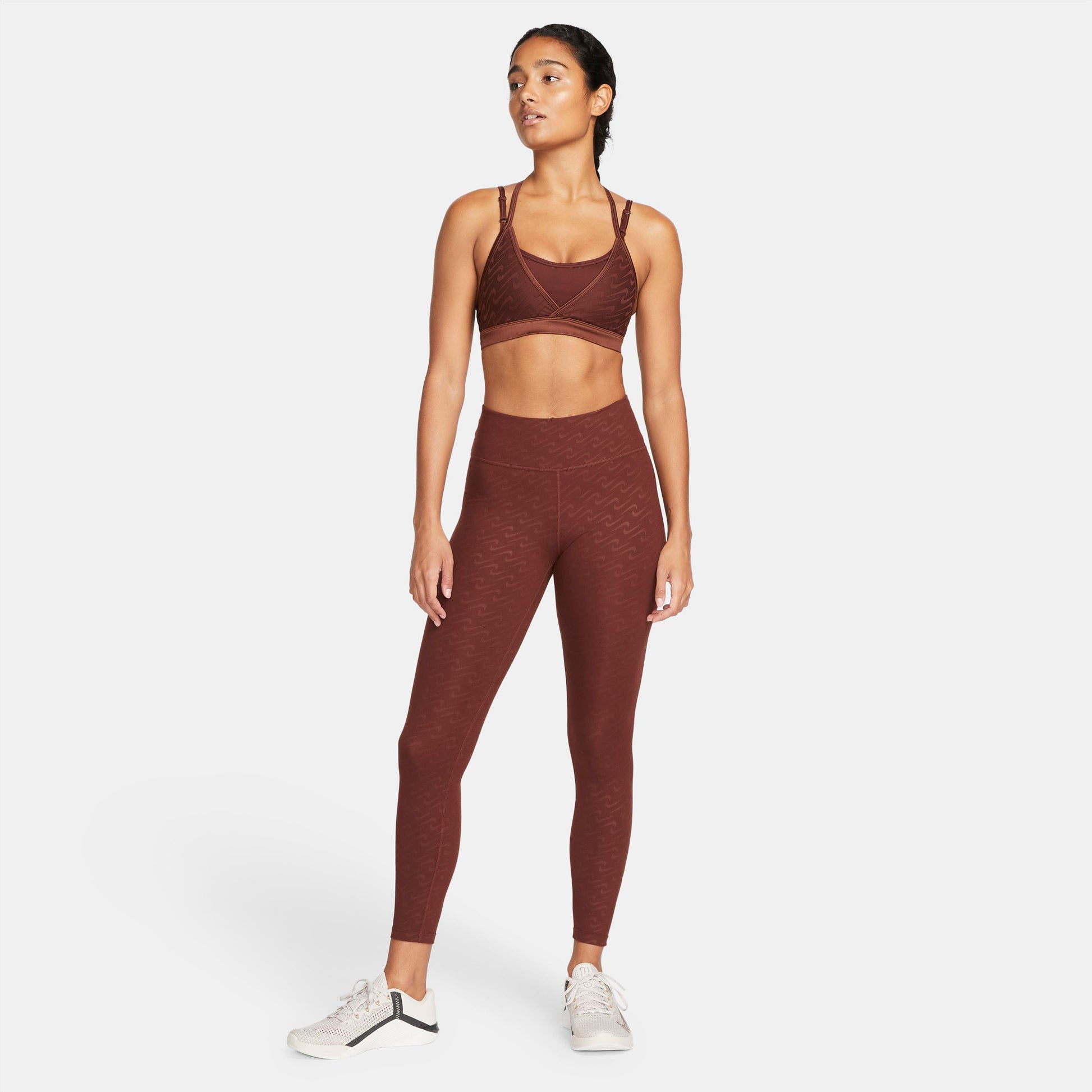 Dri-FIT One Icon Clash Mid-Rise 7/8 træningstights