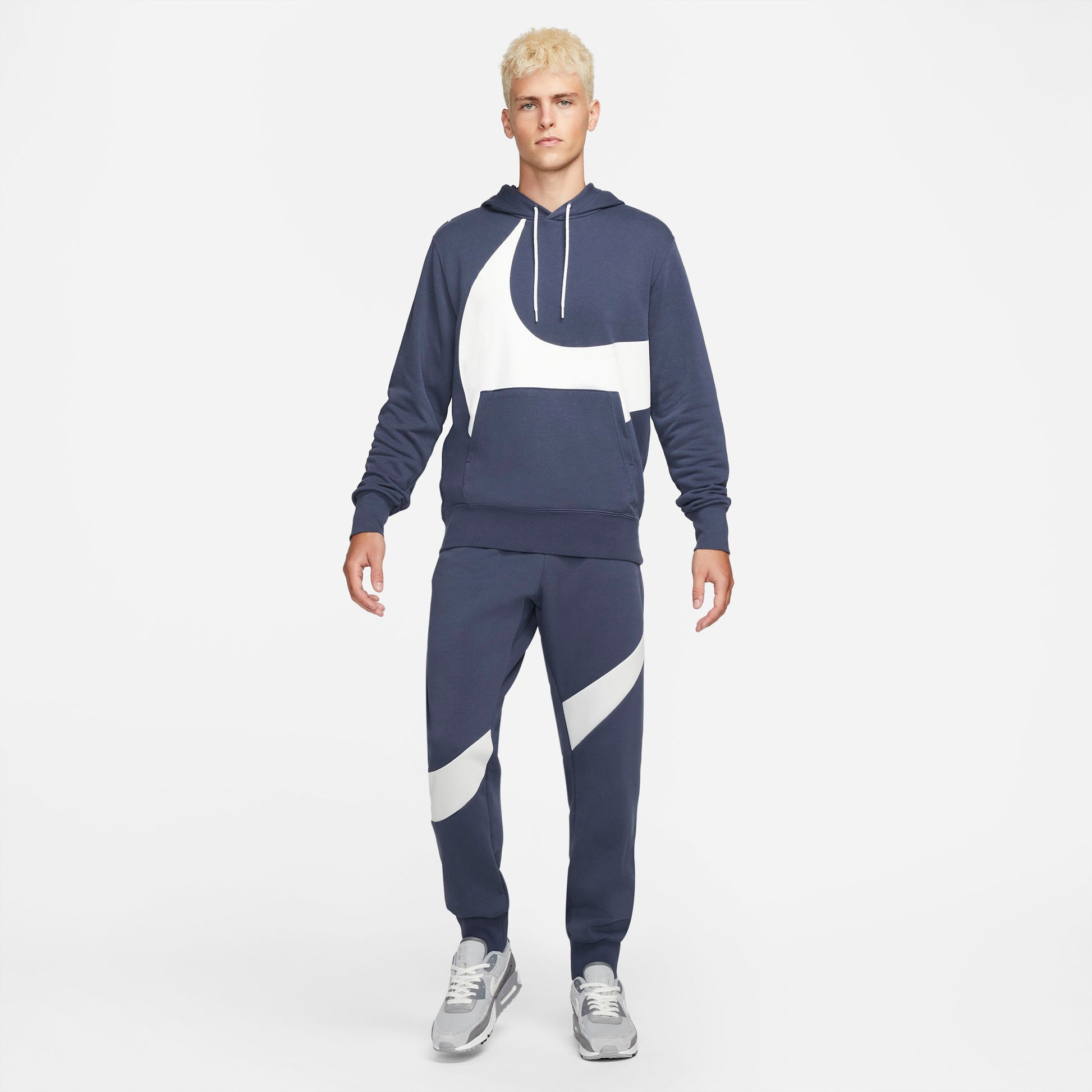 Sportswear Swoosh Semi-Brushed hættetrøje