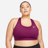 Dri-Fit Swoosh Medium-Support sports bh (Plus Size) fra Nike