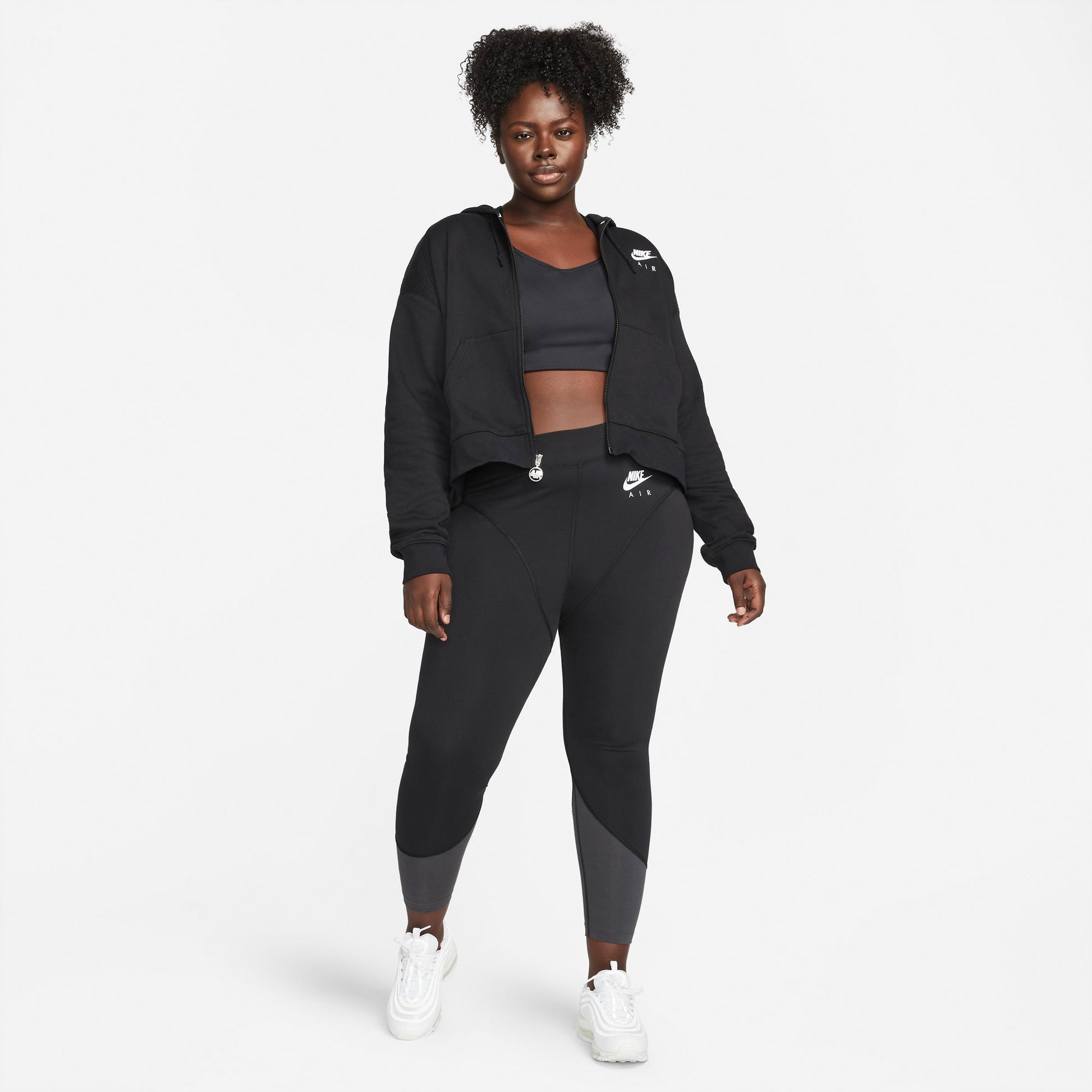 Air Oversized Fleece hættetrøje