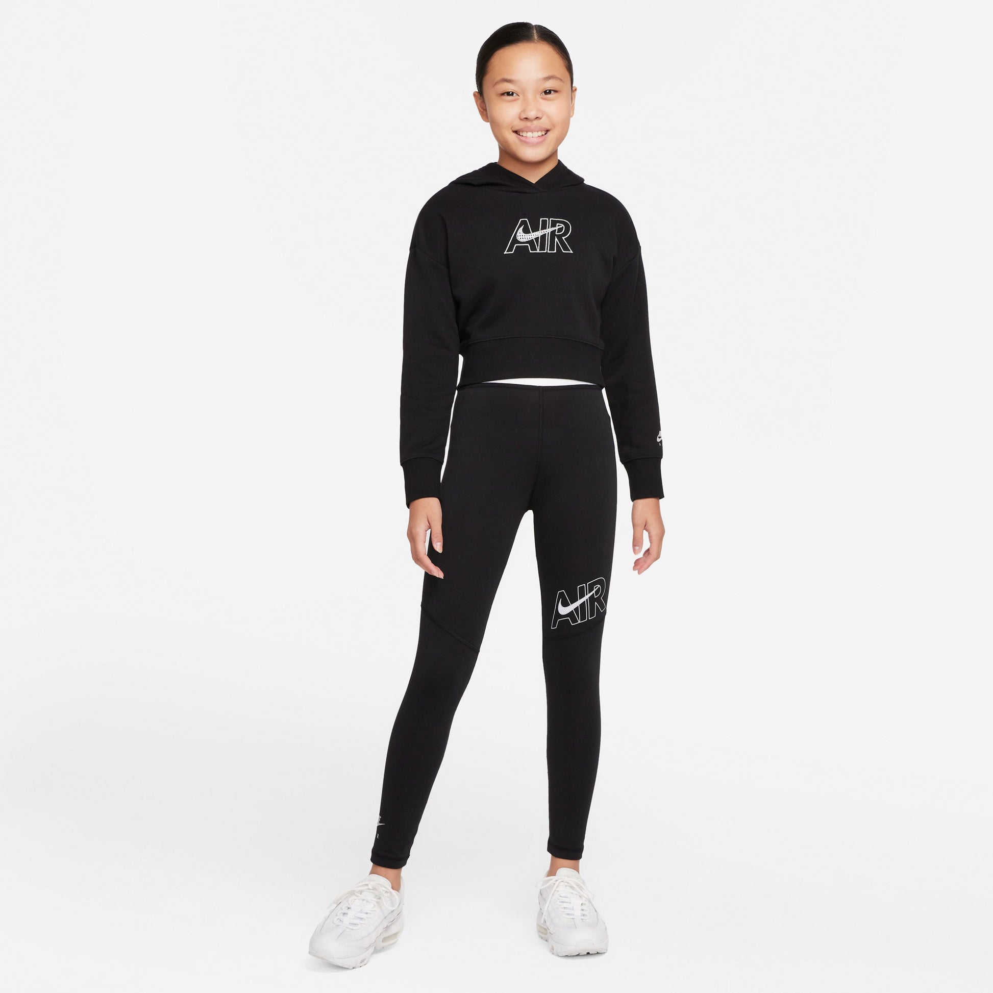 Air French Terry Crop hættetrøje