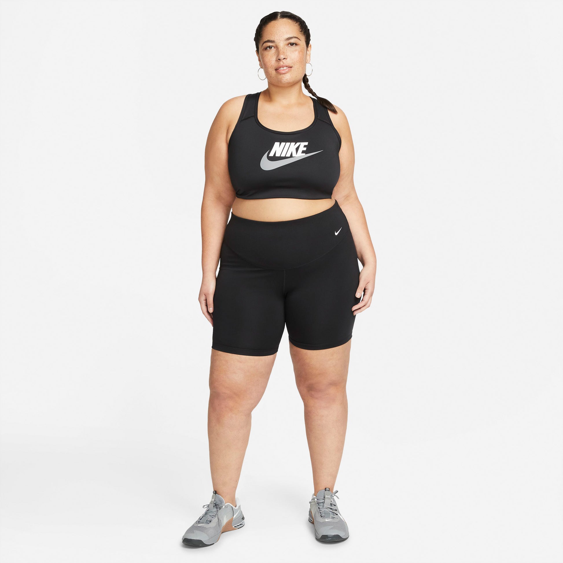 Dri-FIT Swoosh Medium-Support Non-Padded sports bh (Plus Size)