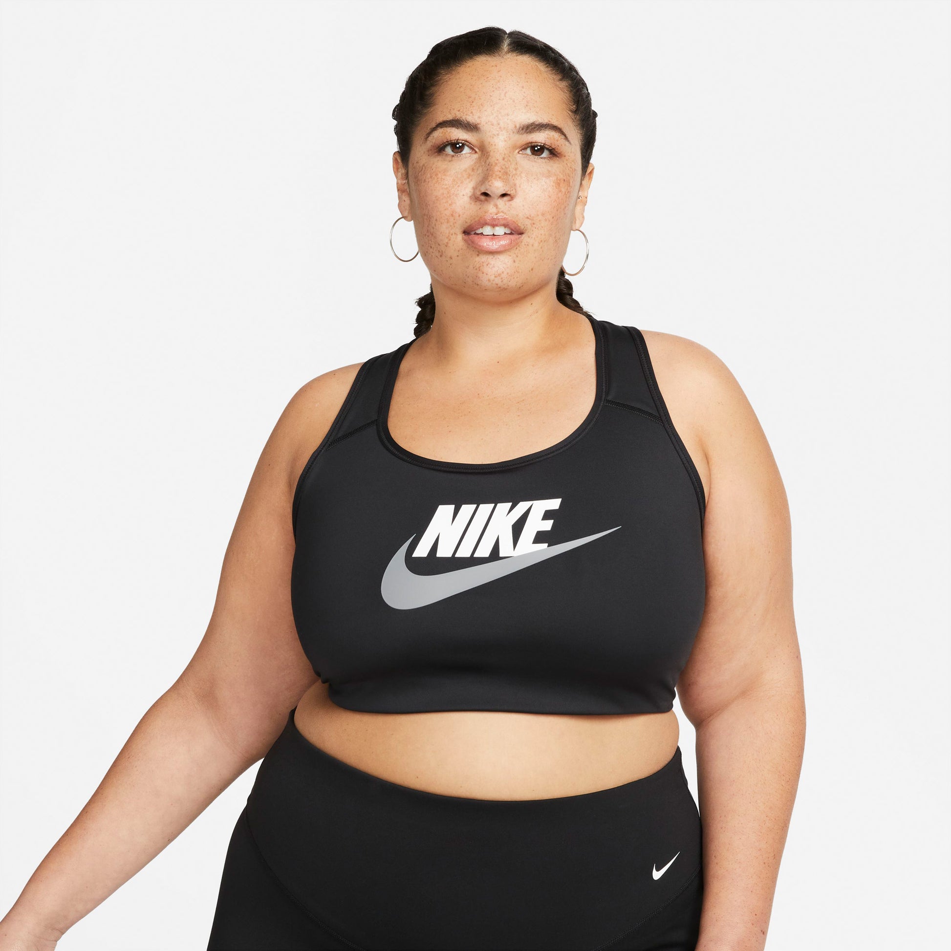 Dri-FIT Swoosh Medium-Support Non-Padded sports bh (Plus Size)