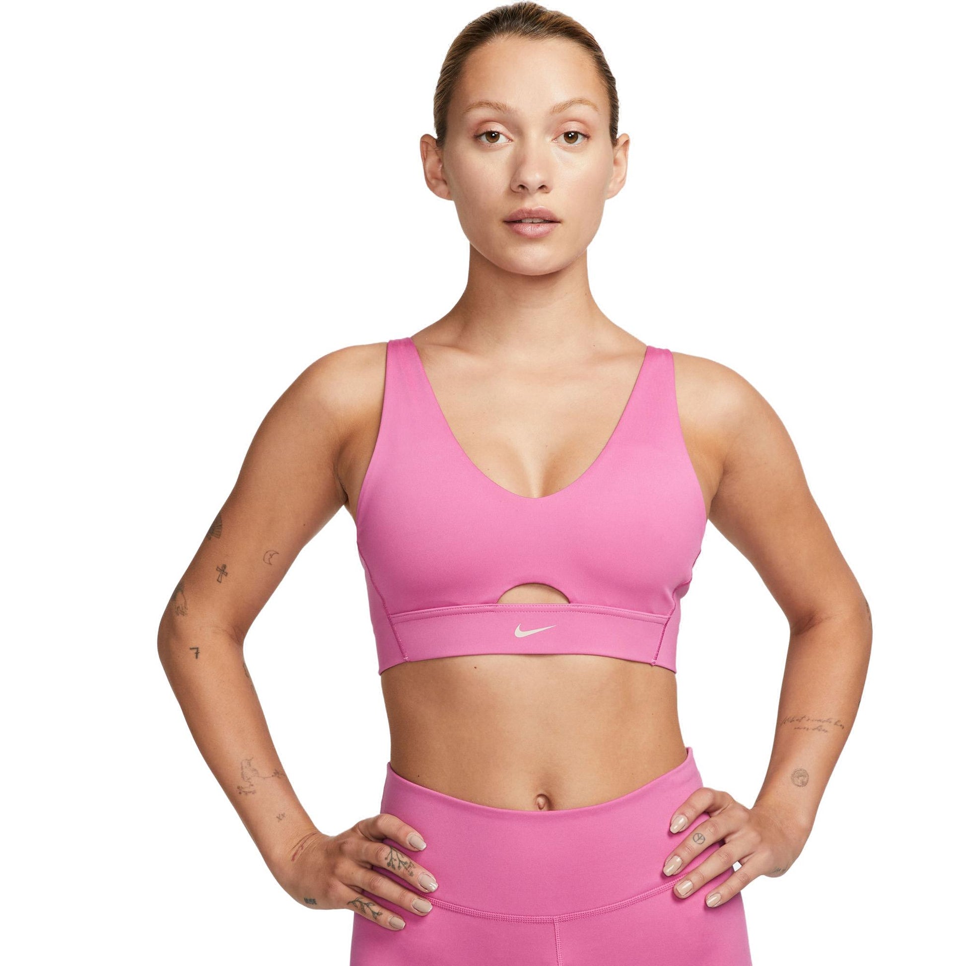 Indy Plunge Cutout Medium-Support sports bh