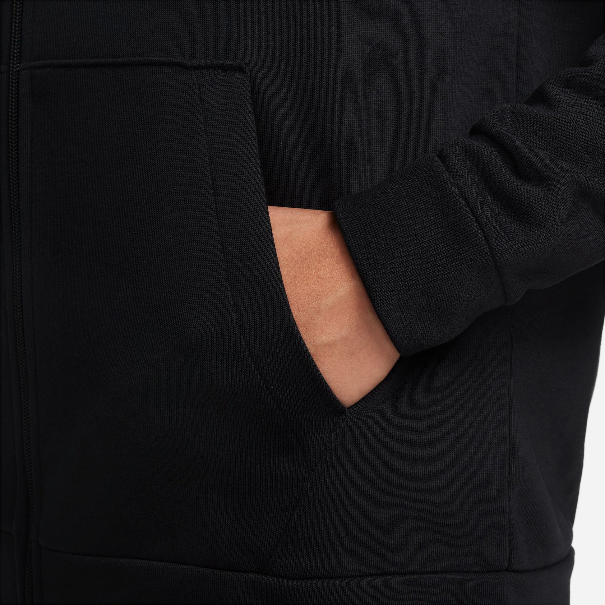 Dri-FIT Fleece Full-Zip Fitness hættetrøje