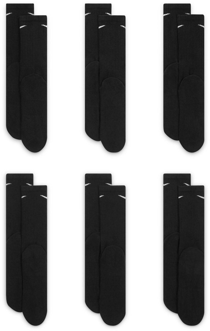 Everyday Cushioned tennisstrømper, 6 par
