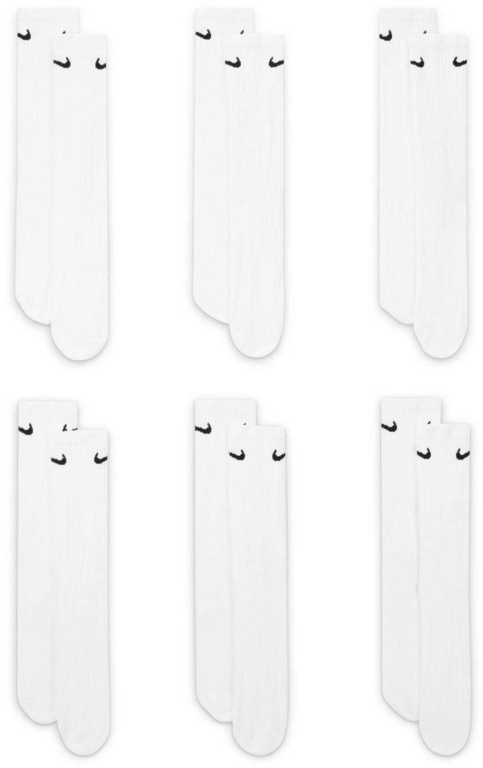 Everyday Cushioned tennisstrømper, 6 par