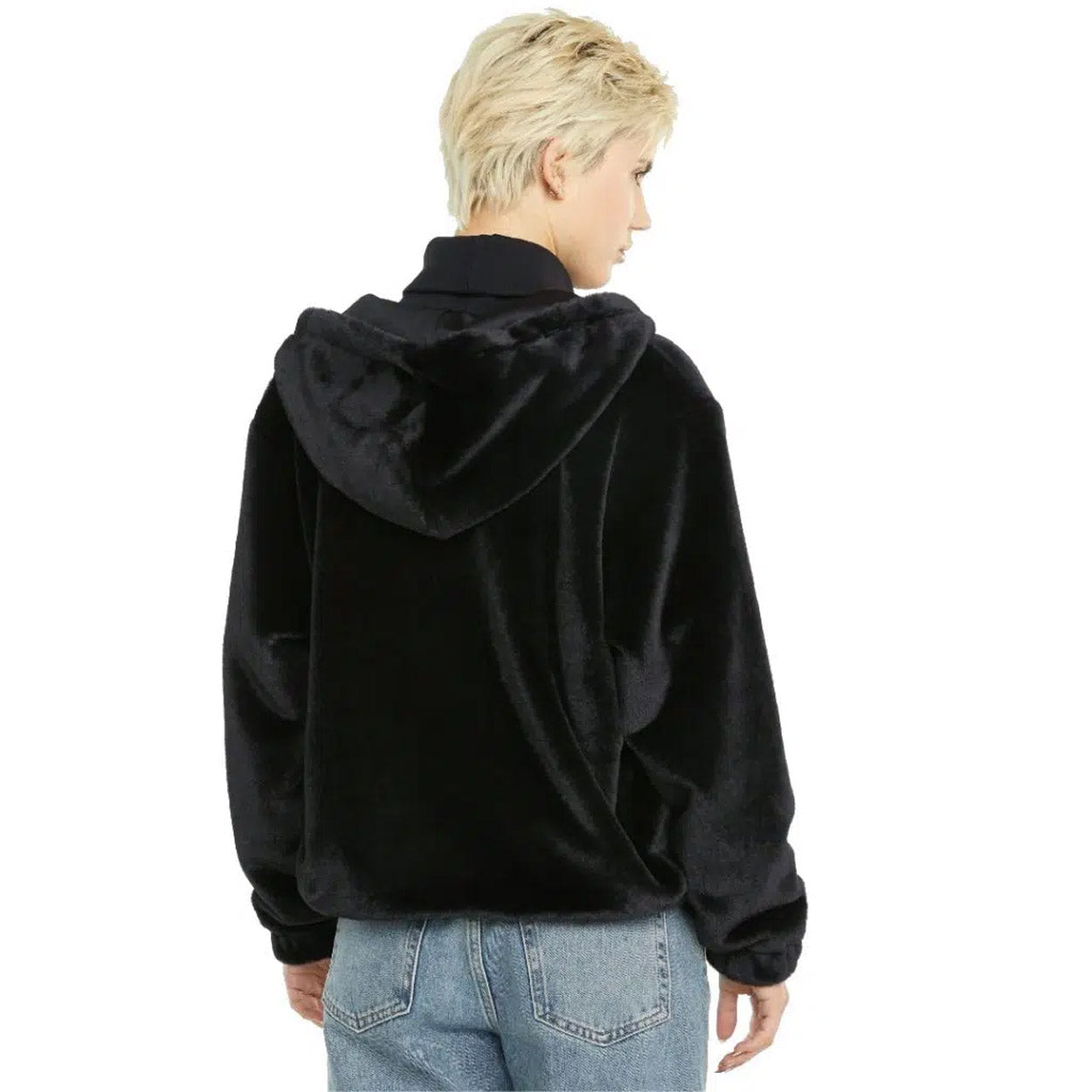 Classics Faux Fur Full-Zip hættetrøje