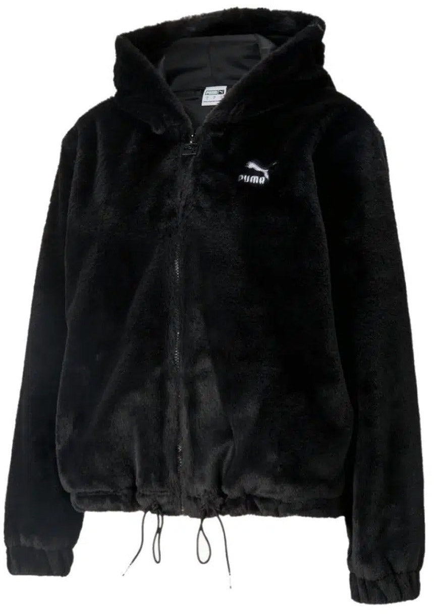 Classics Faux Fur Full-Zip hættetrøje