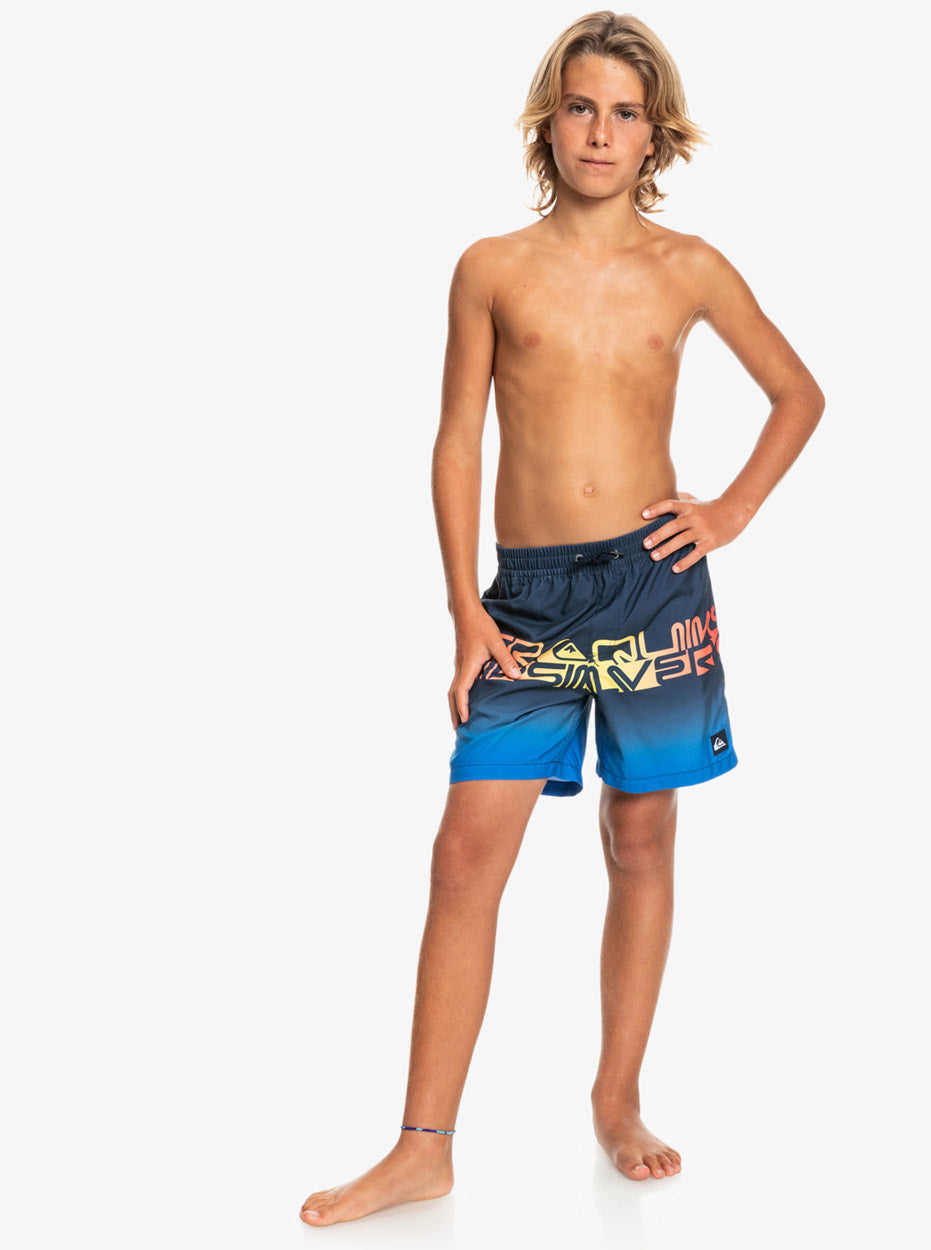 Word Block 14" badeshorts
