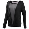 Mesh Longsleeve Tee fra Reebok