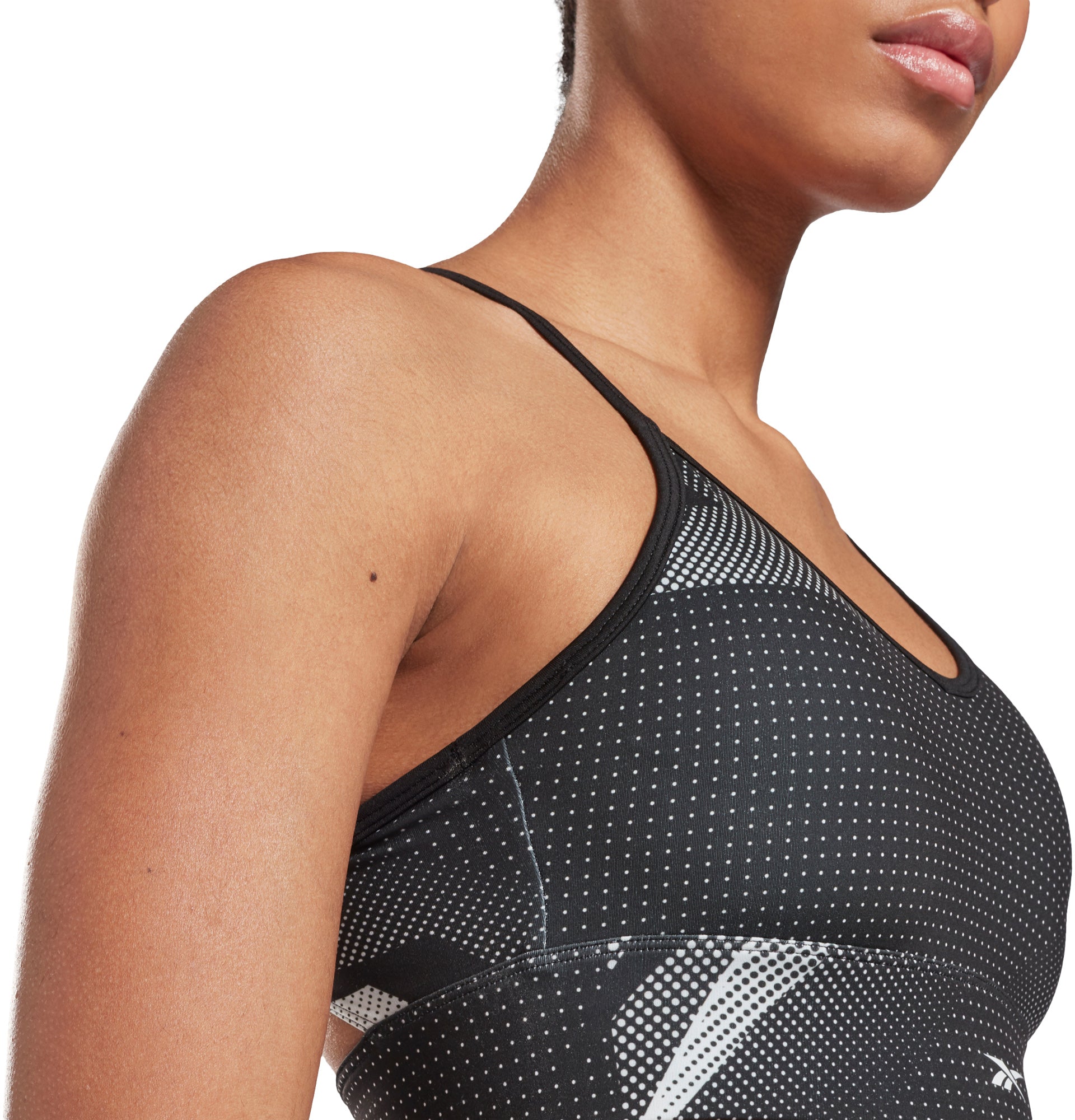 Meet You There AOP Tri-Back sports bh