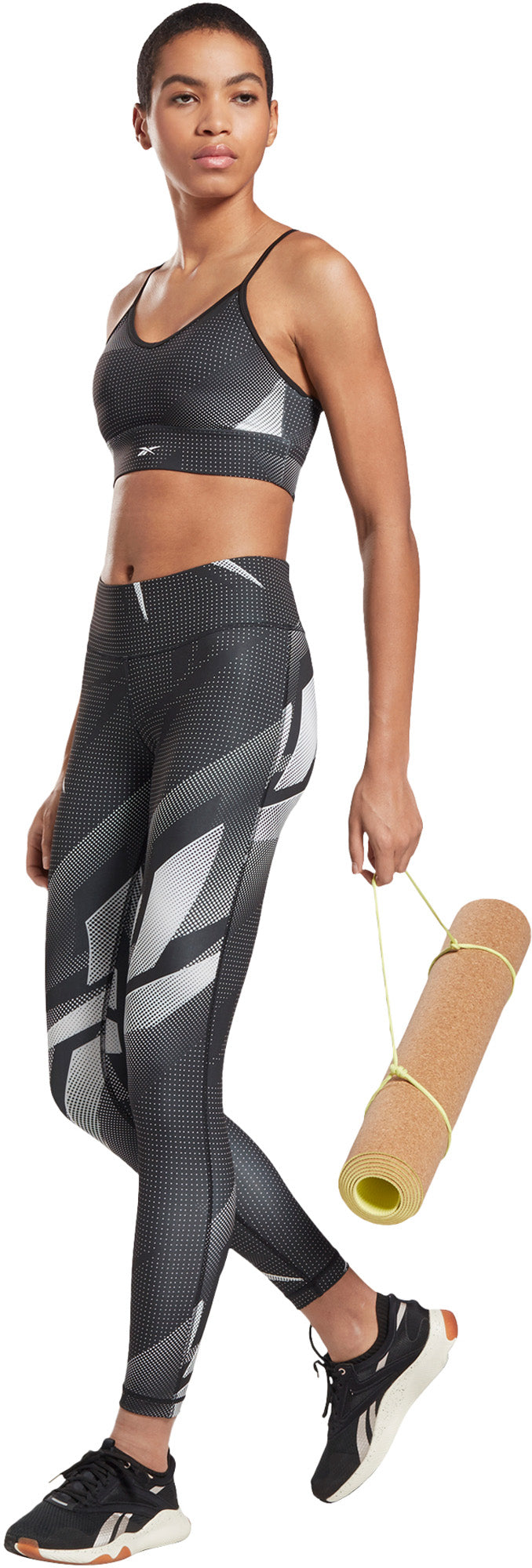 Meet You There AOP Tri-Back sports bh