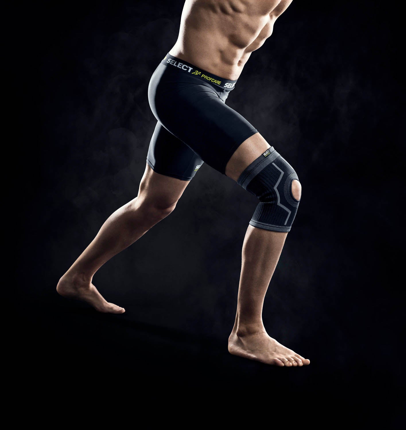 Profcare Elastik-Knæbind med hul